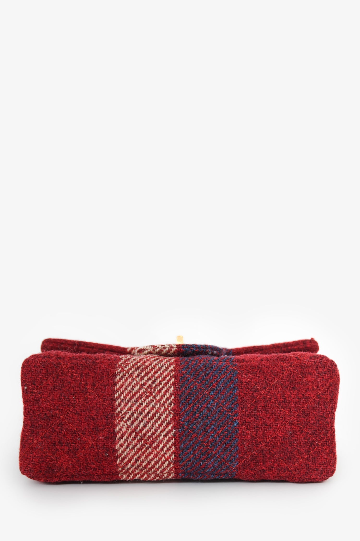 Chanel™ 2015-16 Red Tweed Patterned 2.55 224 Double Flap Bag