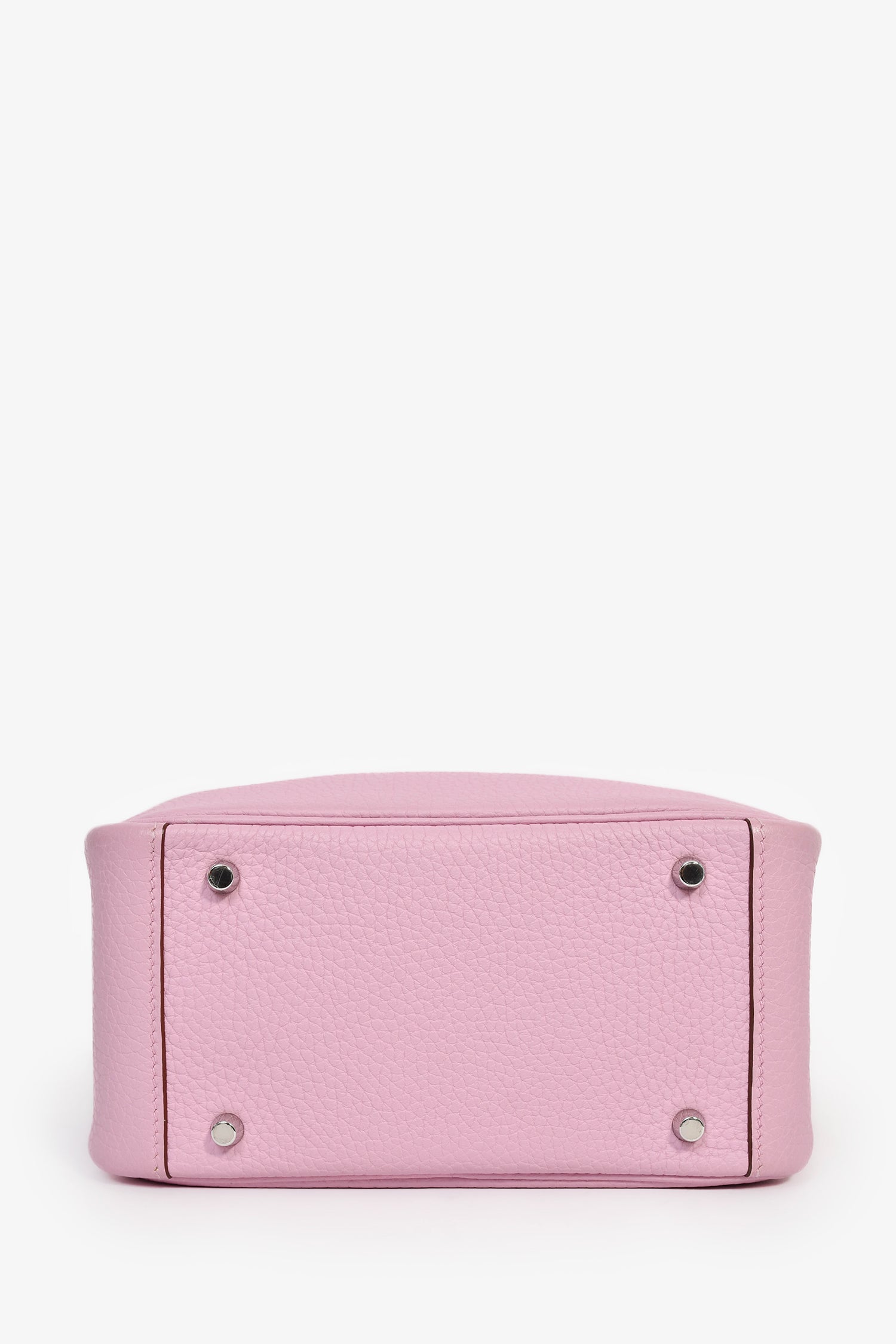 Hermès 2022 Mauve Sylvestre Clemence Leather Mini Lindy