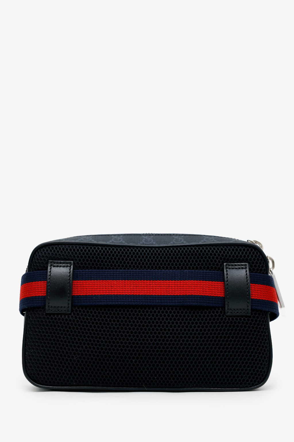 Gucci Black GG Supreme Canvas Belt Bag