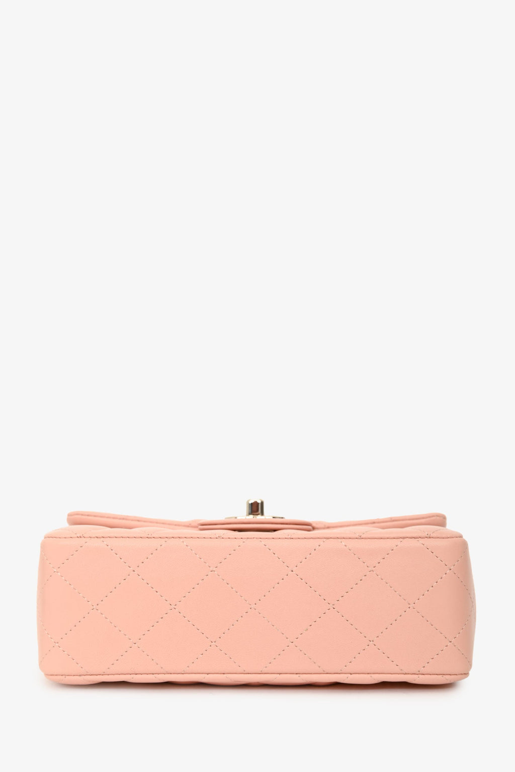 Chanel™ 2021 Pink Leather Mini Single Flap Bag