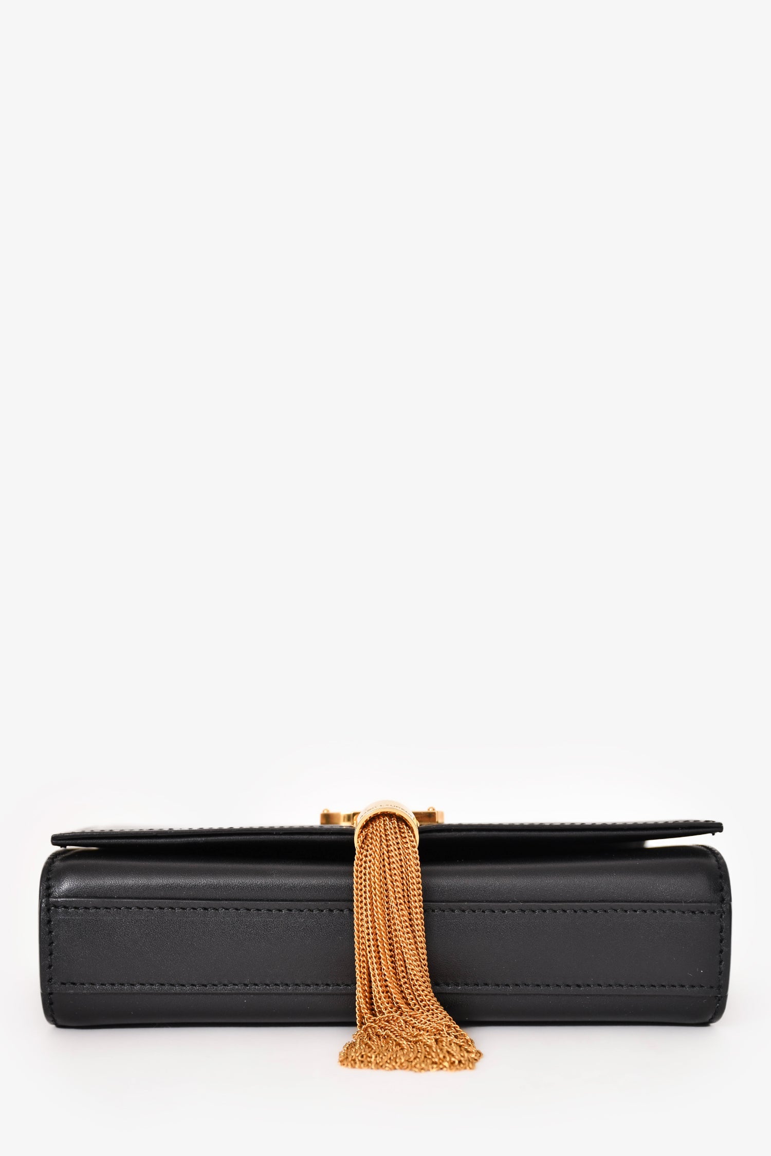 Saint Laurent Black Small Kate Chain Tassel Crossbody