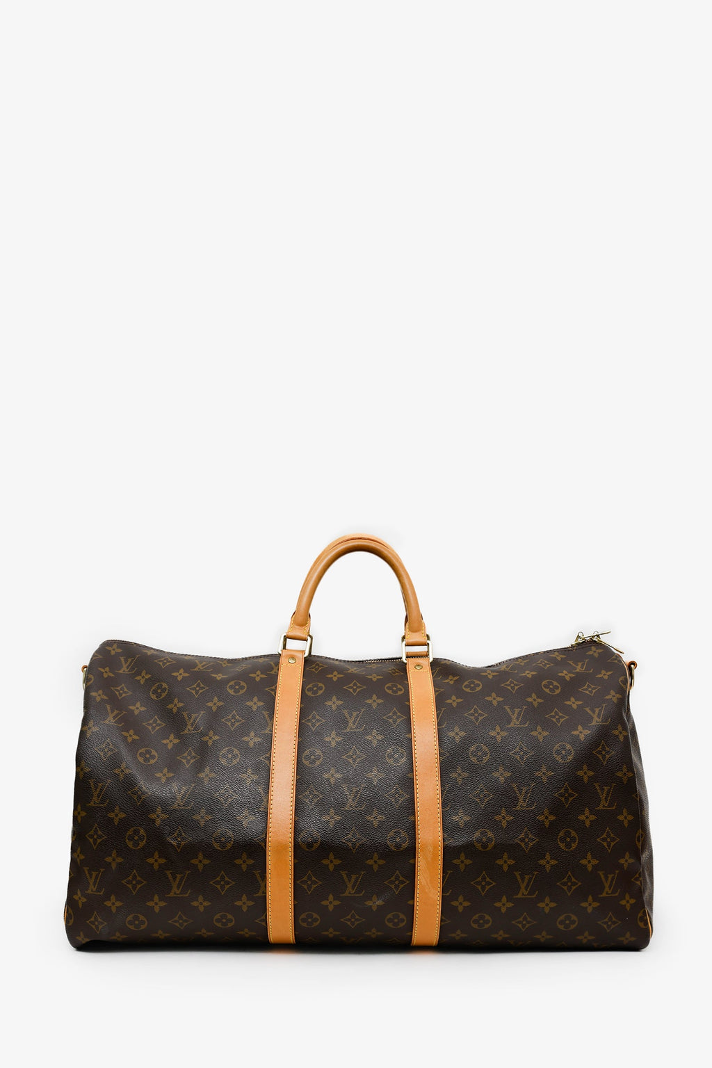 Louis Vuitton 1999 Monogram Canvas/Leather Keepall Bandoulière 55 With Strap