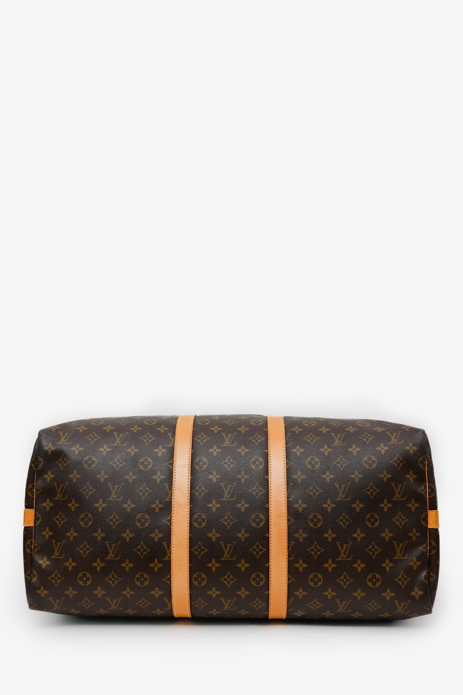 Louis Vuitton 1999 Monogram Canvas/Leather Keepall Bandoulière 55 With Strap