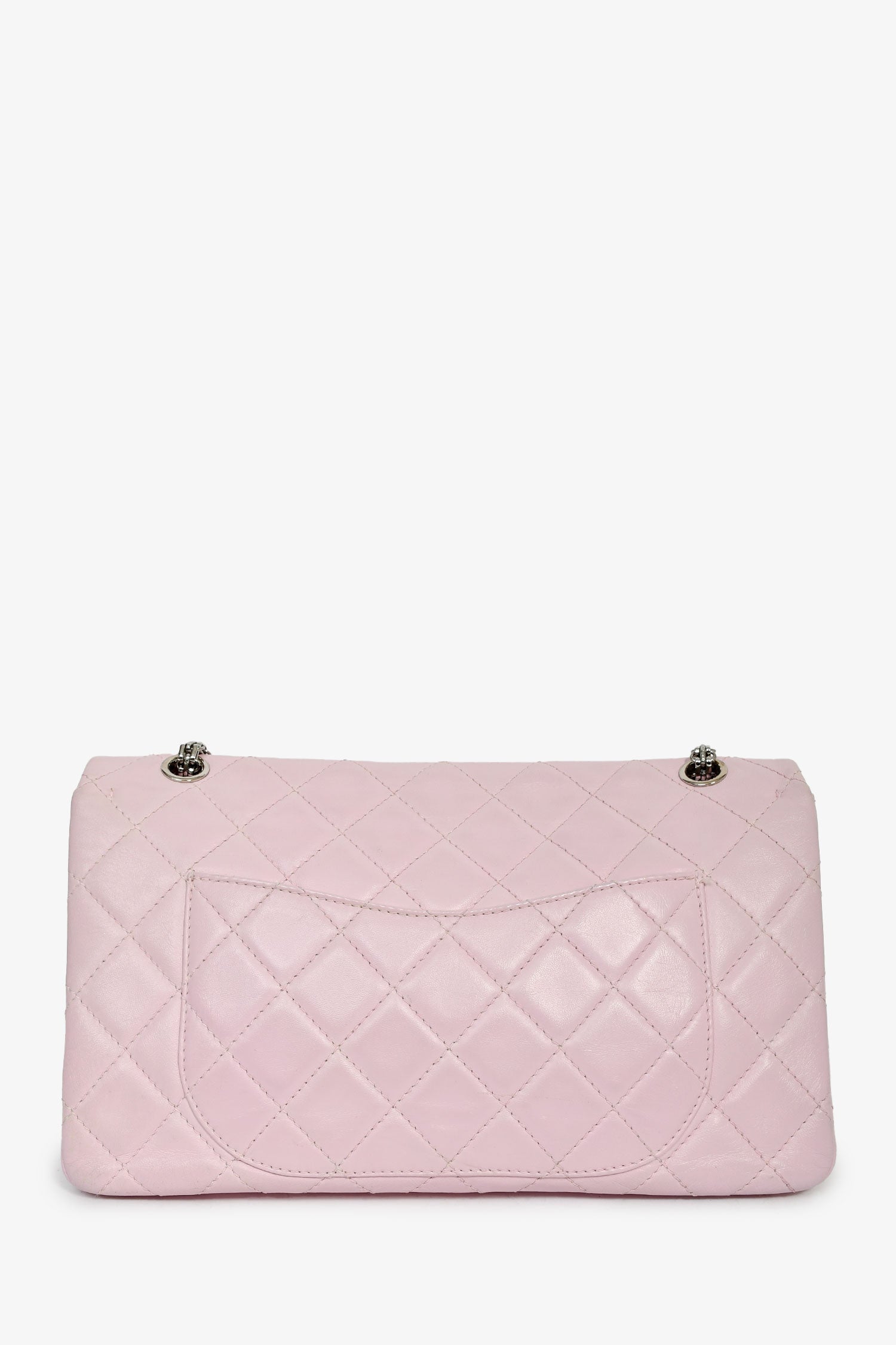 Chanel™ 2008-09 Rose Clair Purple Lambskin 2.55 Reissue 227 Shoulder Bag