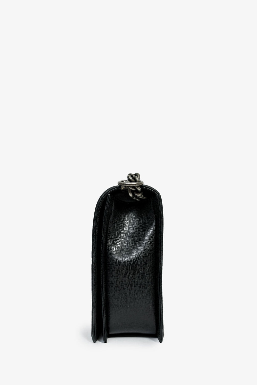 Chanel™ 2018 Black Caviar Large Boy Bag