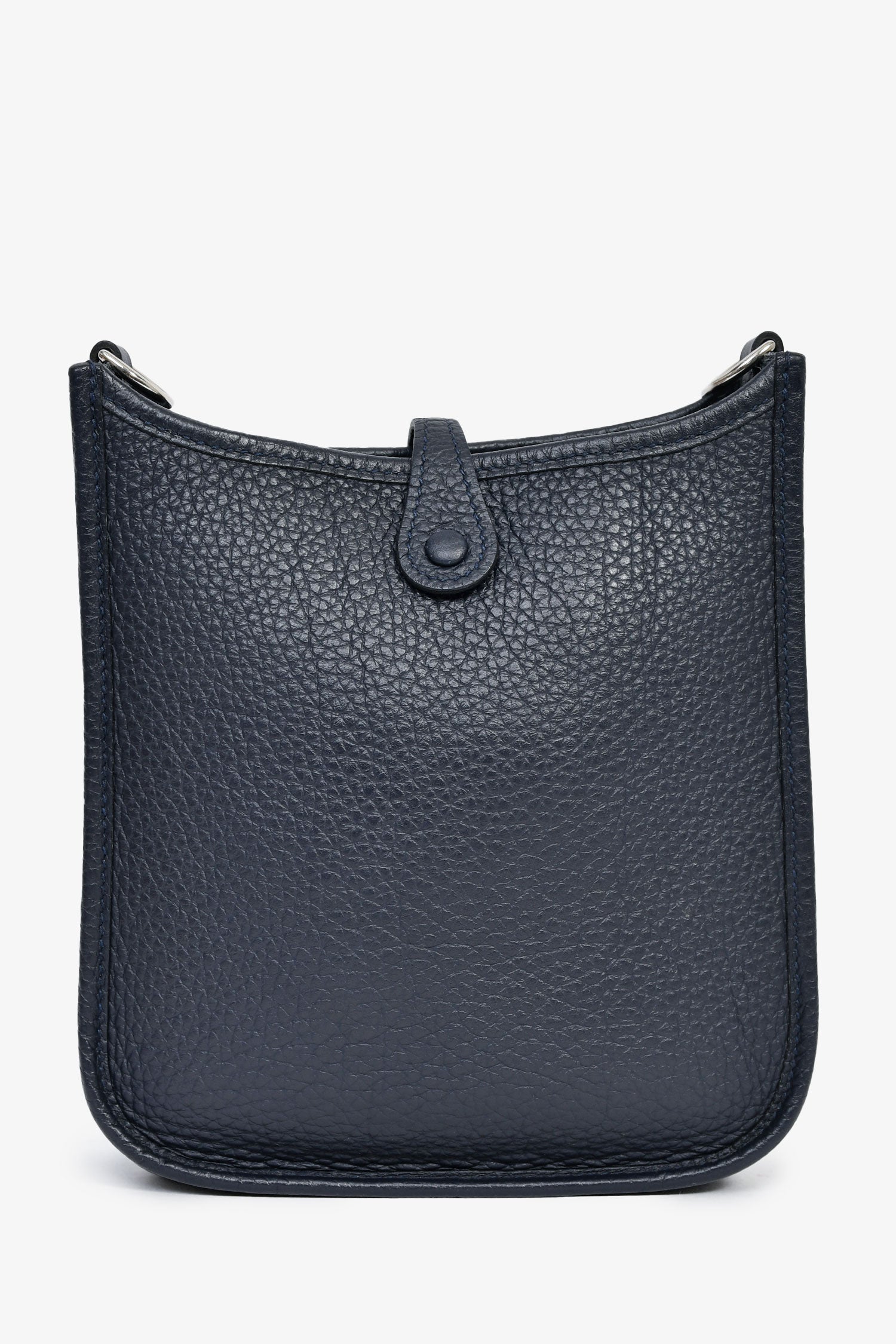 Hermès 2021 Navy Clemence Evelyne TPM Crossbody