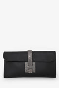Hermès 2019 Black Swift Leather/Lizard Jige Elan Touch 29