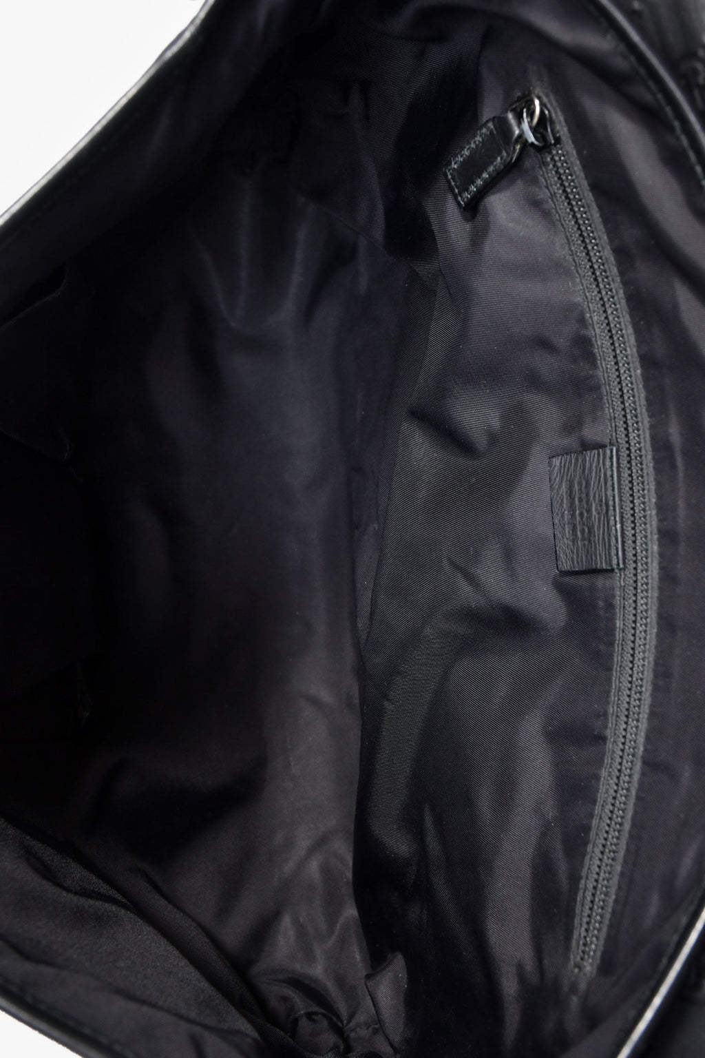 Gucci Black Leather GG Web Detail 'Guccissima' Messenger Bag