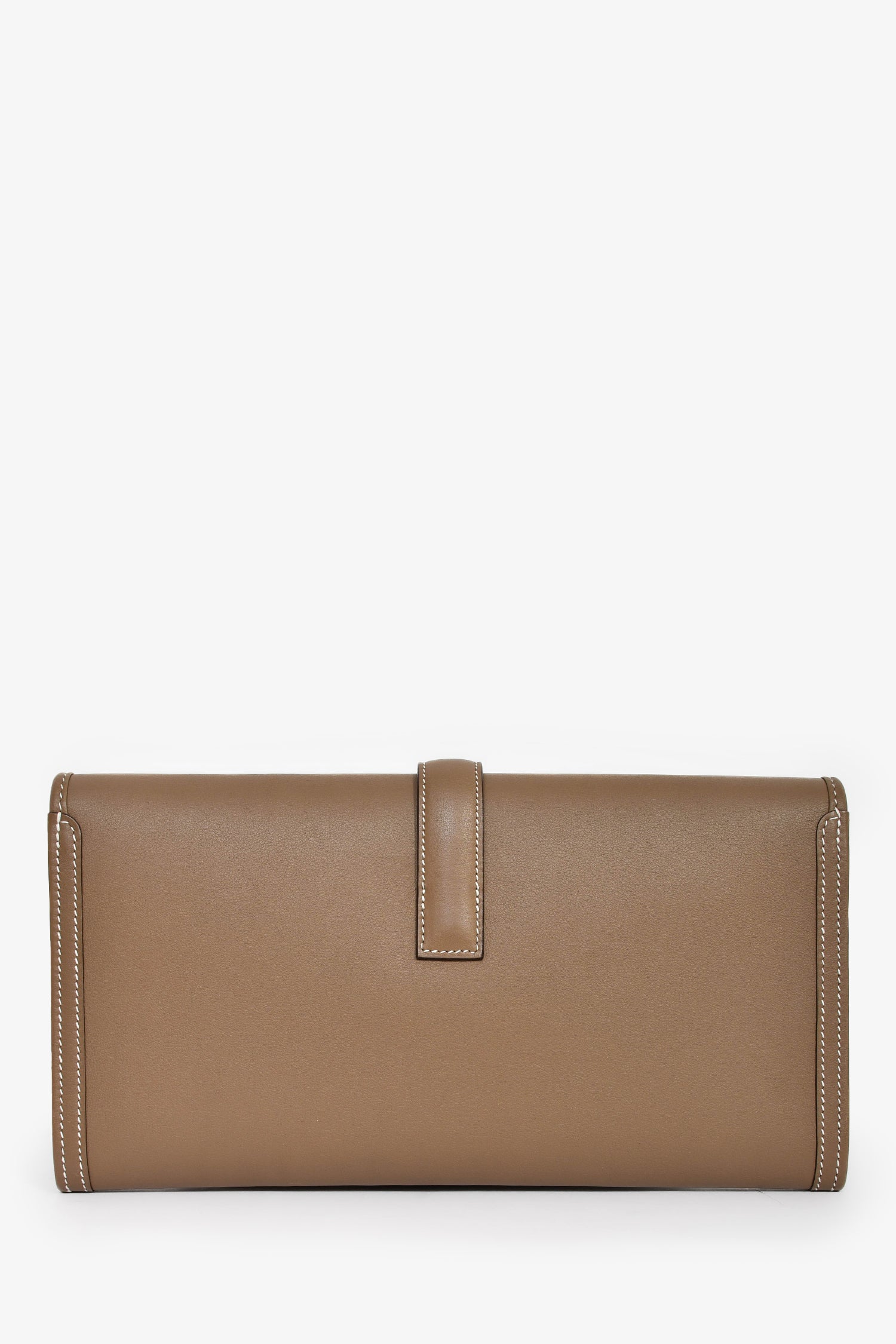 Hermès 2018 Etoupe Swift Jige Elan 29 Clutch