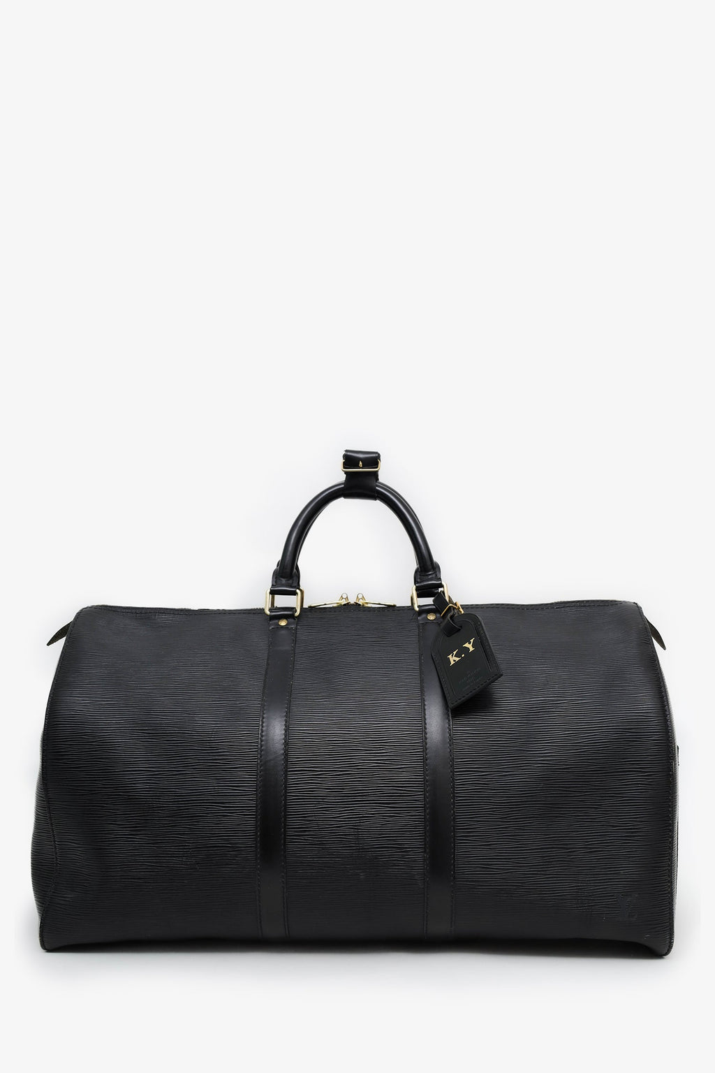 Louis Vuitton 1995 Black Epi Leather Keepall 50