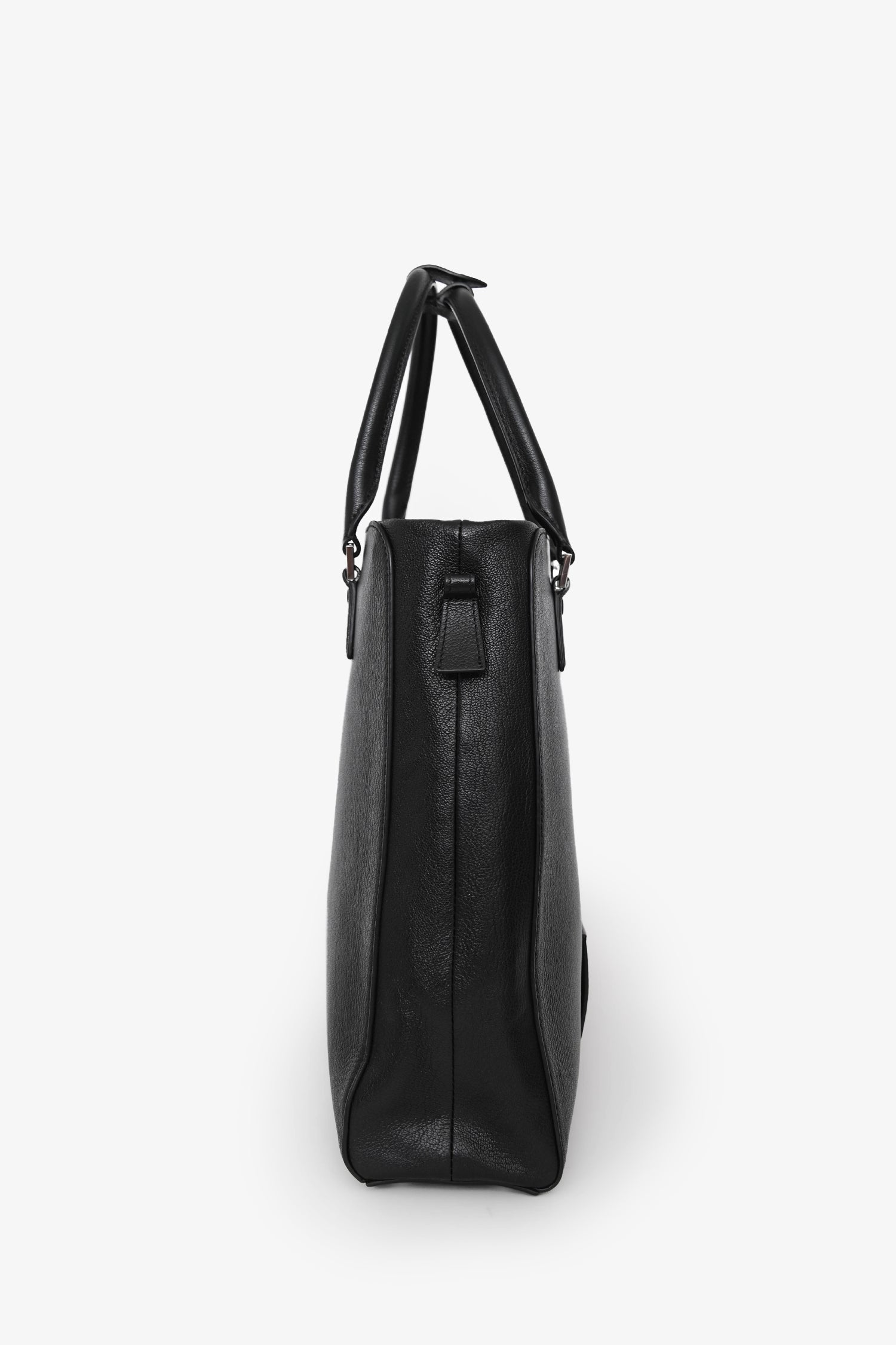 Maison Margiela Black Leather 5AC Verticle Tote