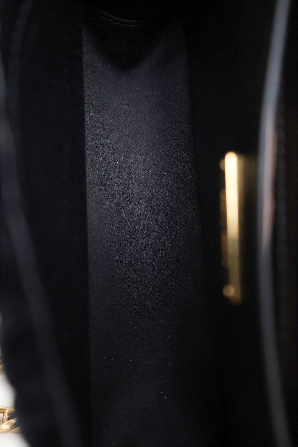Miu Miu Black Velvet Crystal Buckle Flap Bag