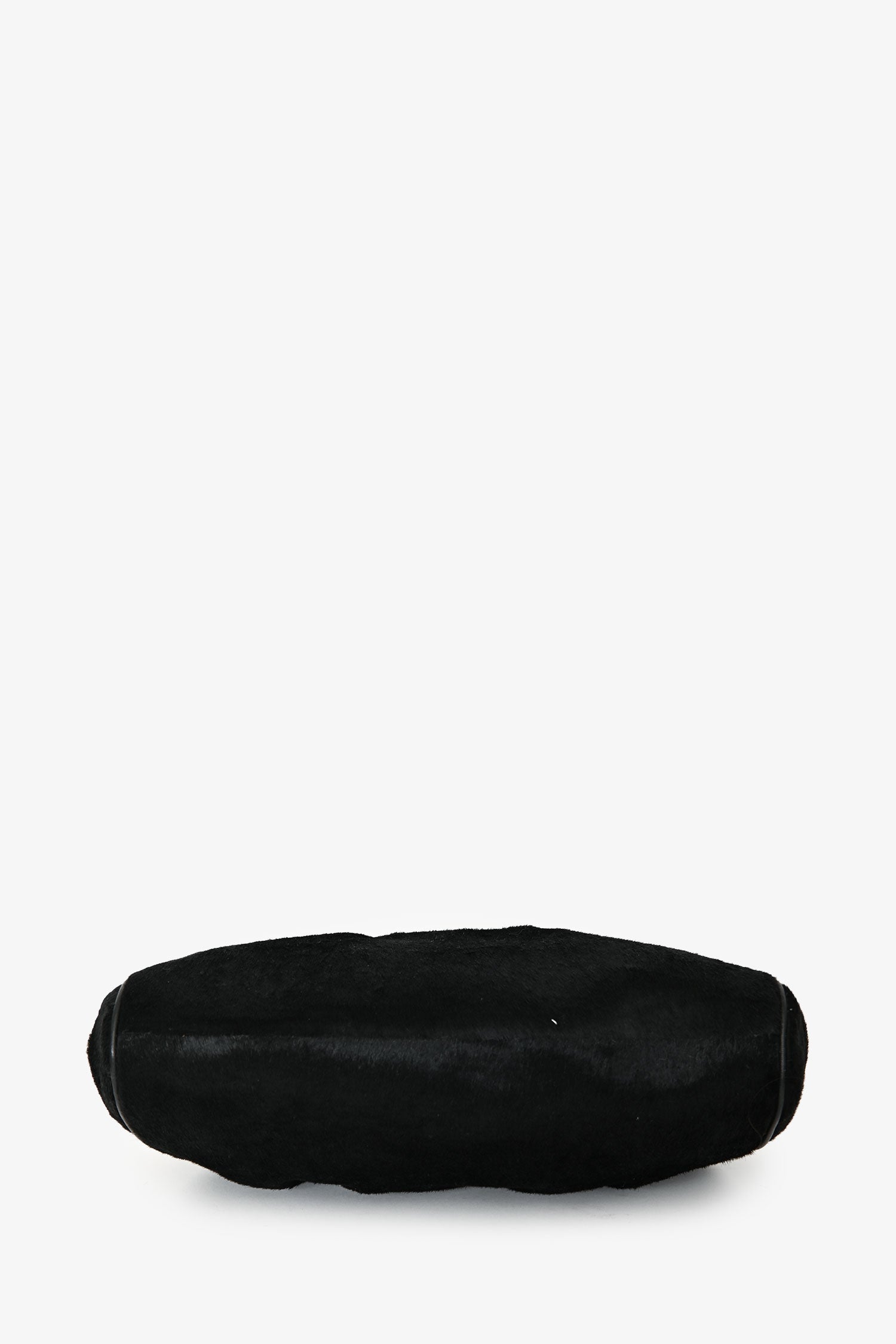 Cartier Black Pony Hair 'Panthere' Clutch With Strap