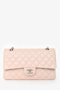Chanel™ 2014 Light Pink Caviar Leather Medium Classic Double Flap
