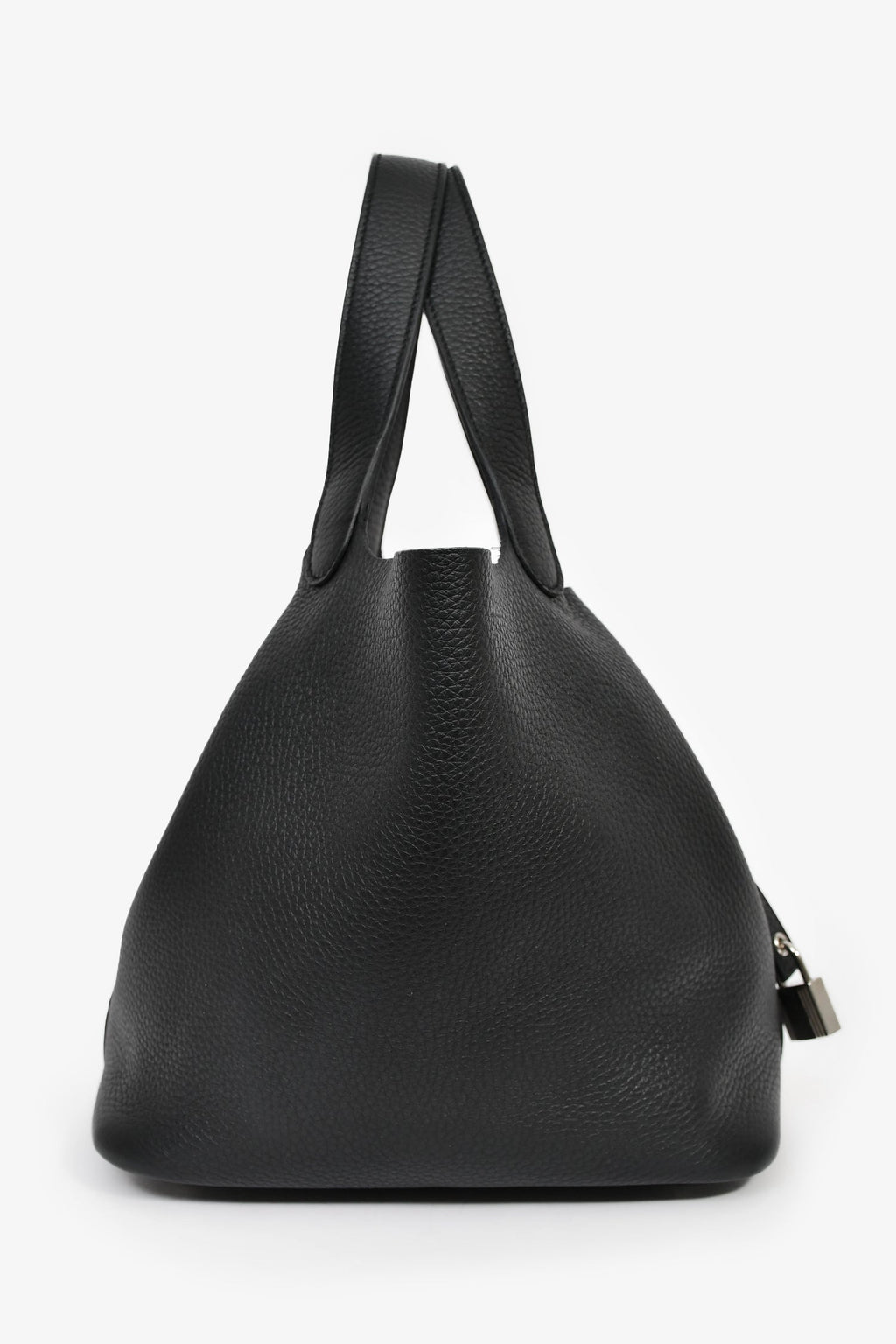 Hermès 2024 Black Clemence Leather Picotin 22
