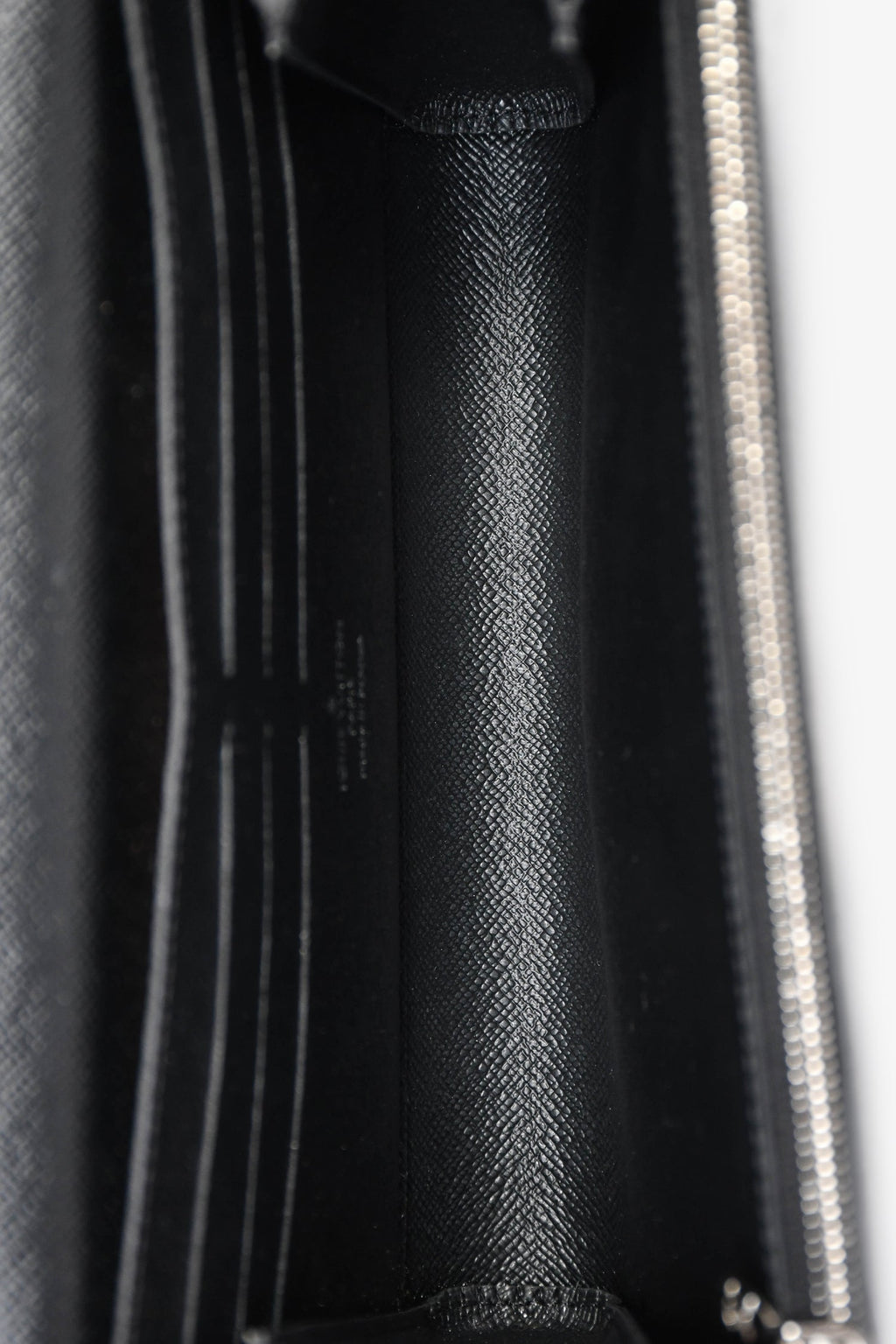 Louis Vuitton Black Epi Leather Twist Wallet On Chain