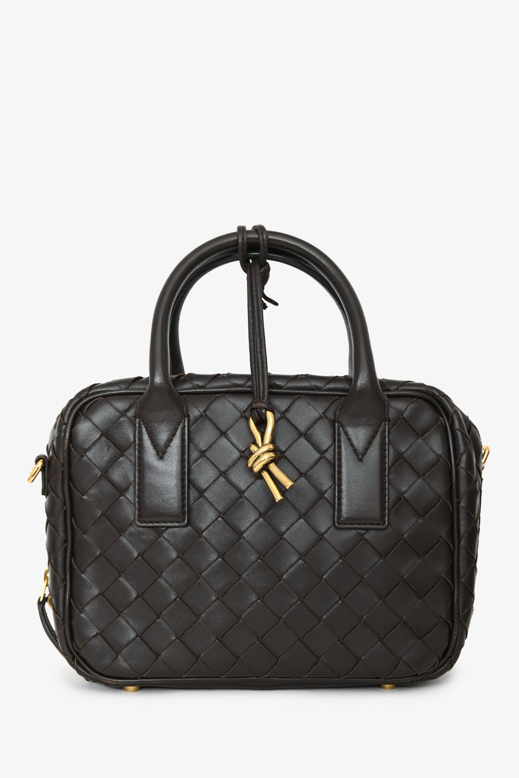 Bottega Veneta Brown Intrecciato Leather Getaway Crossbody Bag