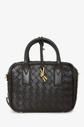 Bottega Veneta Brown Intrecciato Leather Getaway Crossbody Bag