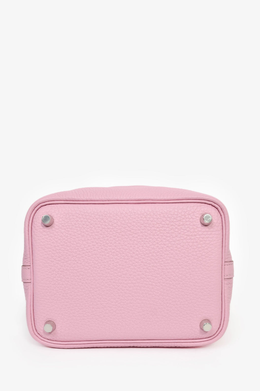 Hermès Mauve Sylvestre Clemence Leather Picotin Lock 18