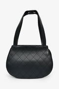 Chanel™ 2000/02 Navy Lambskin Quilted Top Handle Bag