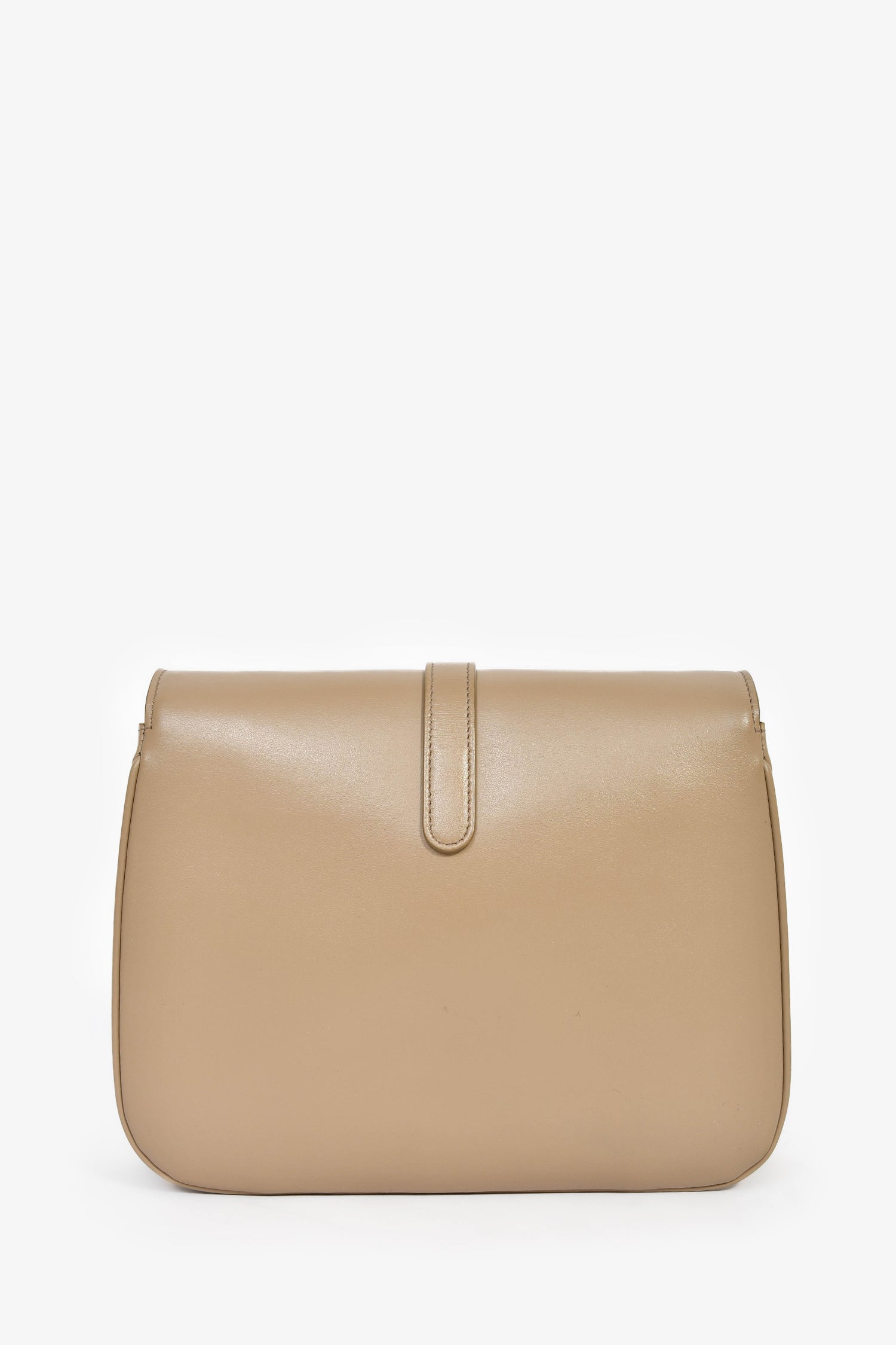 Celine 2022 Taupe Leather Medium 'Tabou' Crossbody Bag