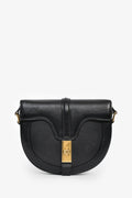 Celine Black Leather 'Besace' Crossbody Bag