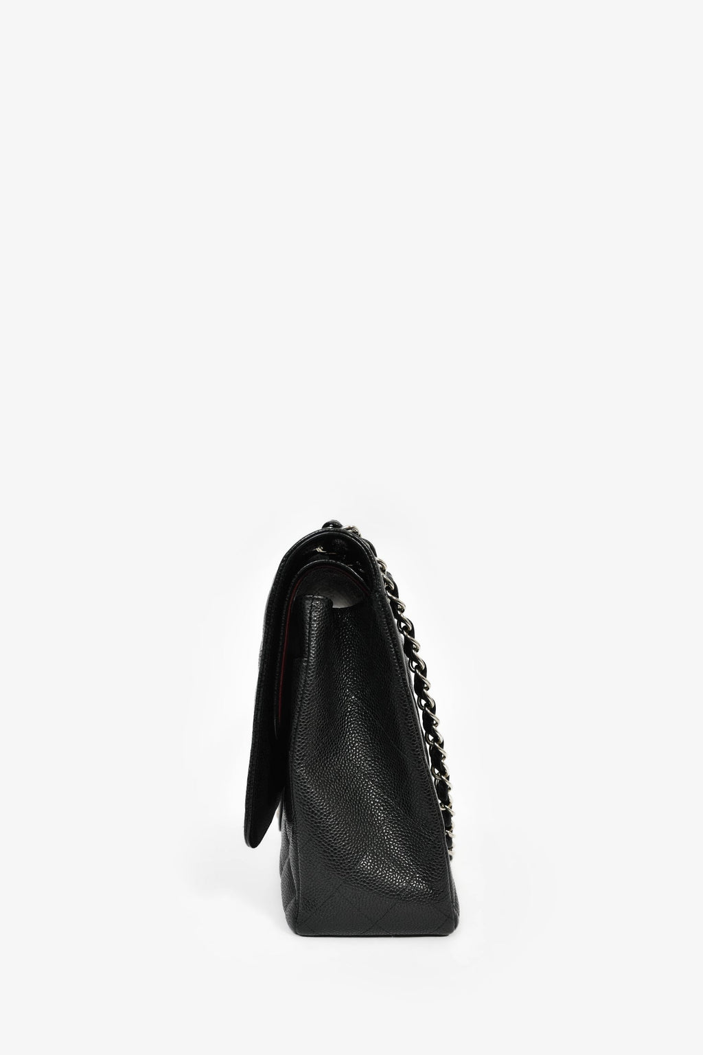 Chanel™ 2010/11 Black Caviar Leather Maxi Double Flap