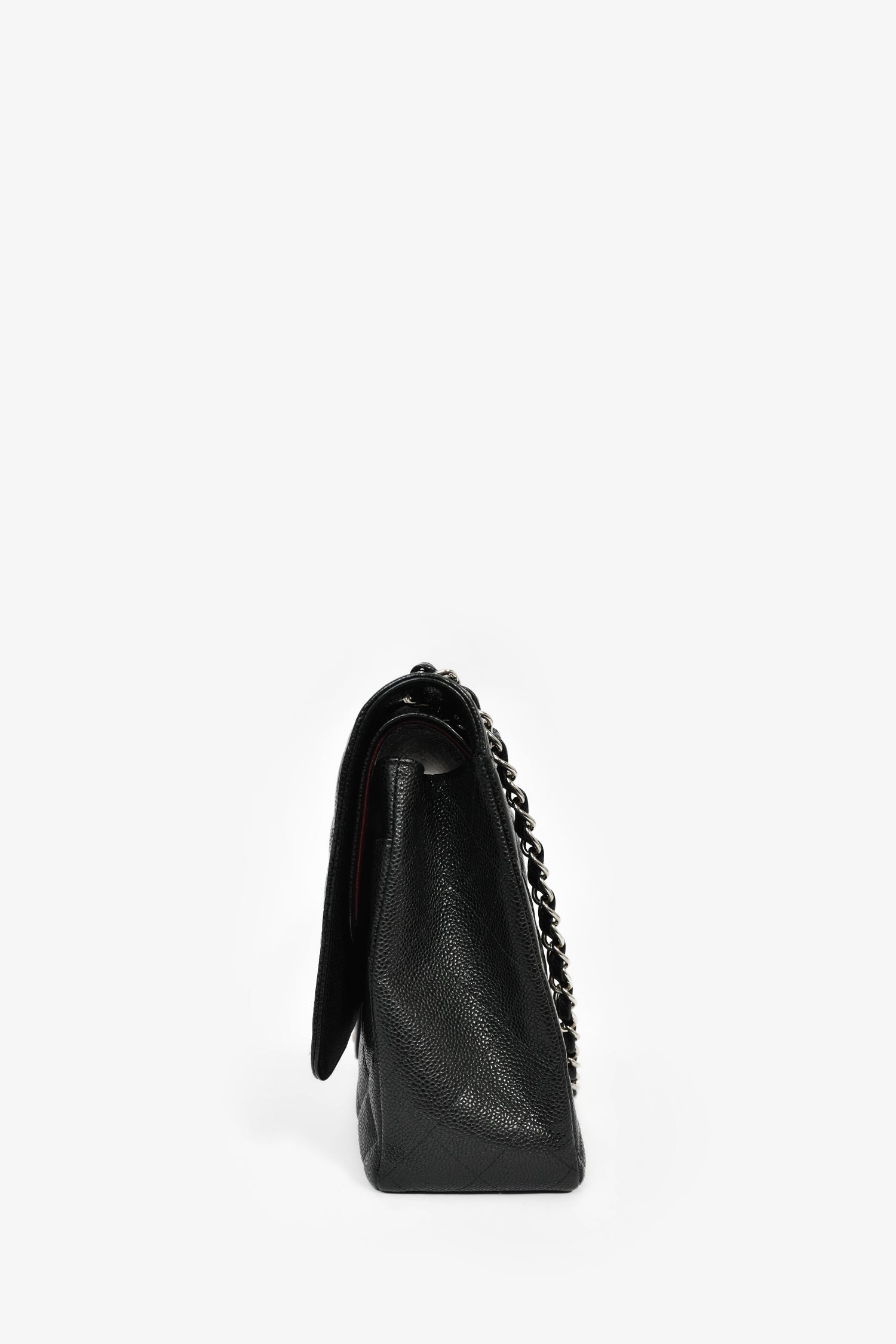 Chanel™ 2010/11 Black Caviar Leather Maxi Double Flap