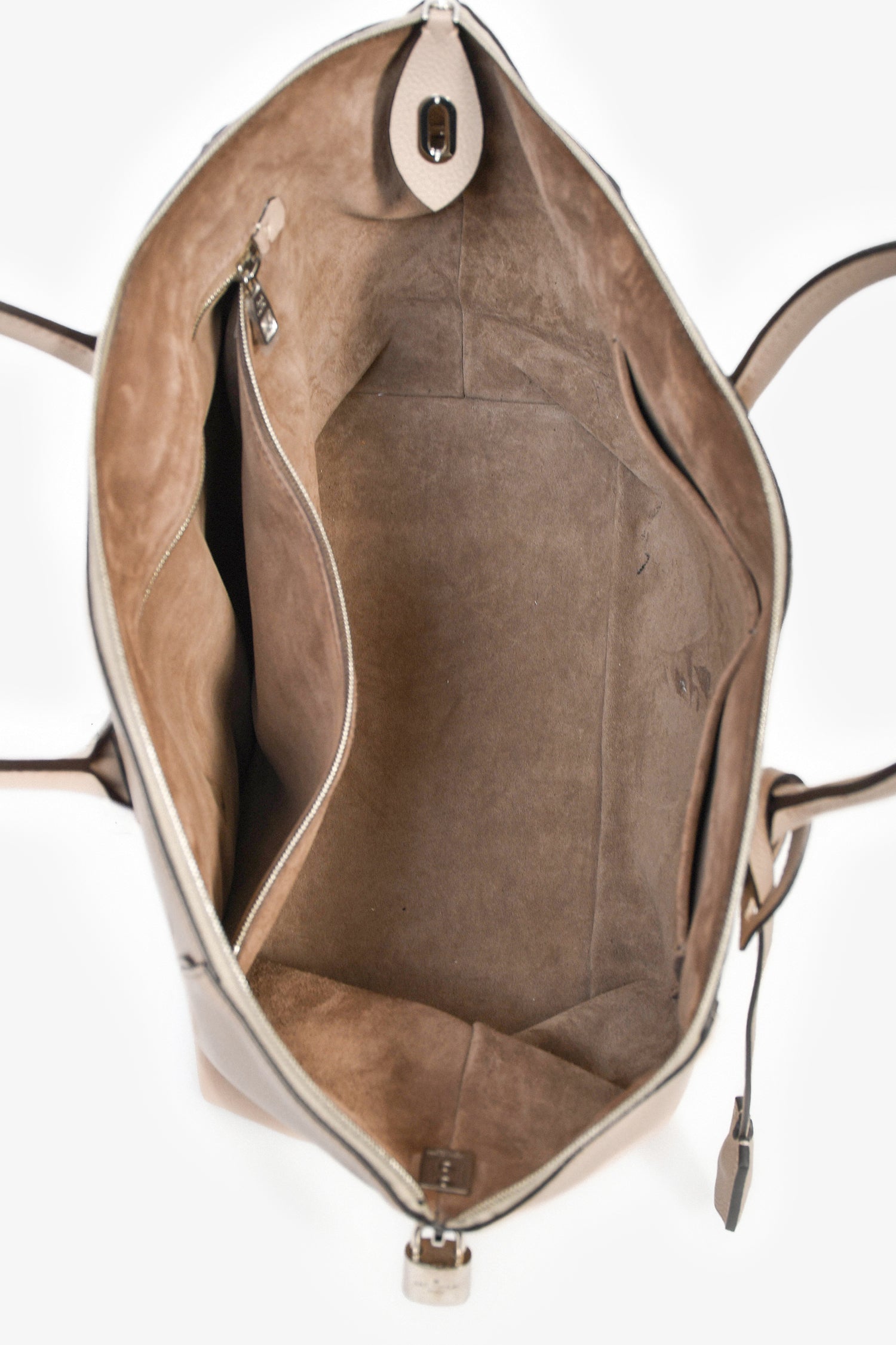 Louis Vuitton 2015 Taupe Taurillon Leather Lockit MM Zip Tote with Strap