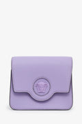 Versace Purple Leather Small La Medusa Crossbody Bag