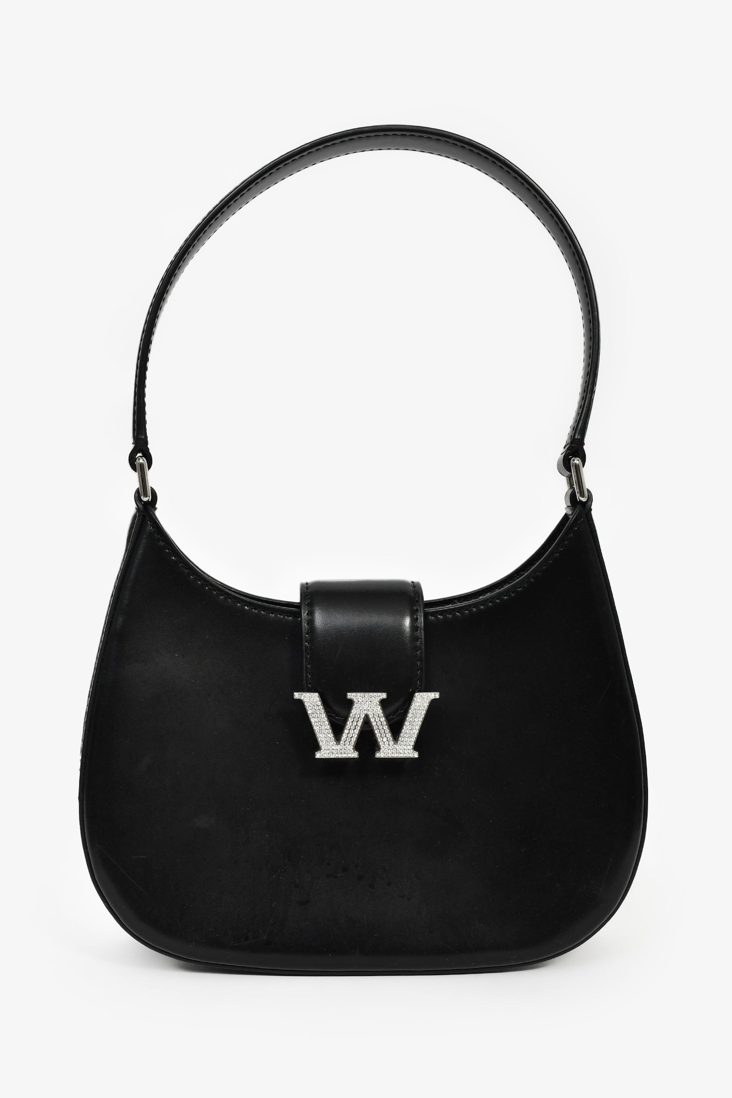 Alexander Wang Black Leather Small Legacy Top Handle Bag