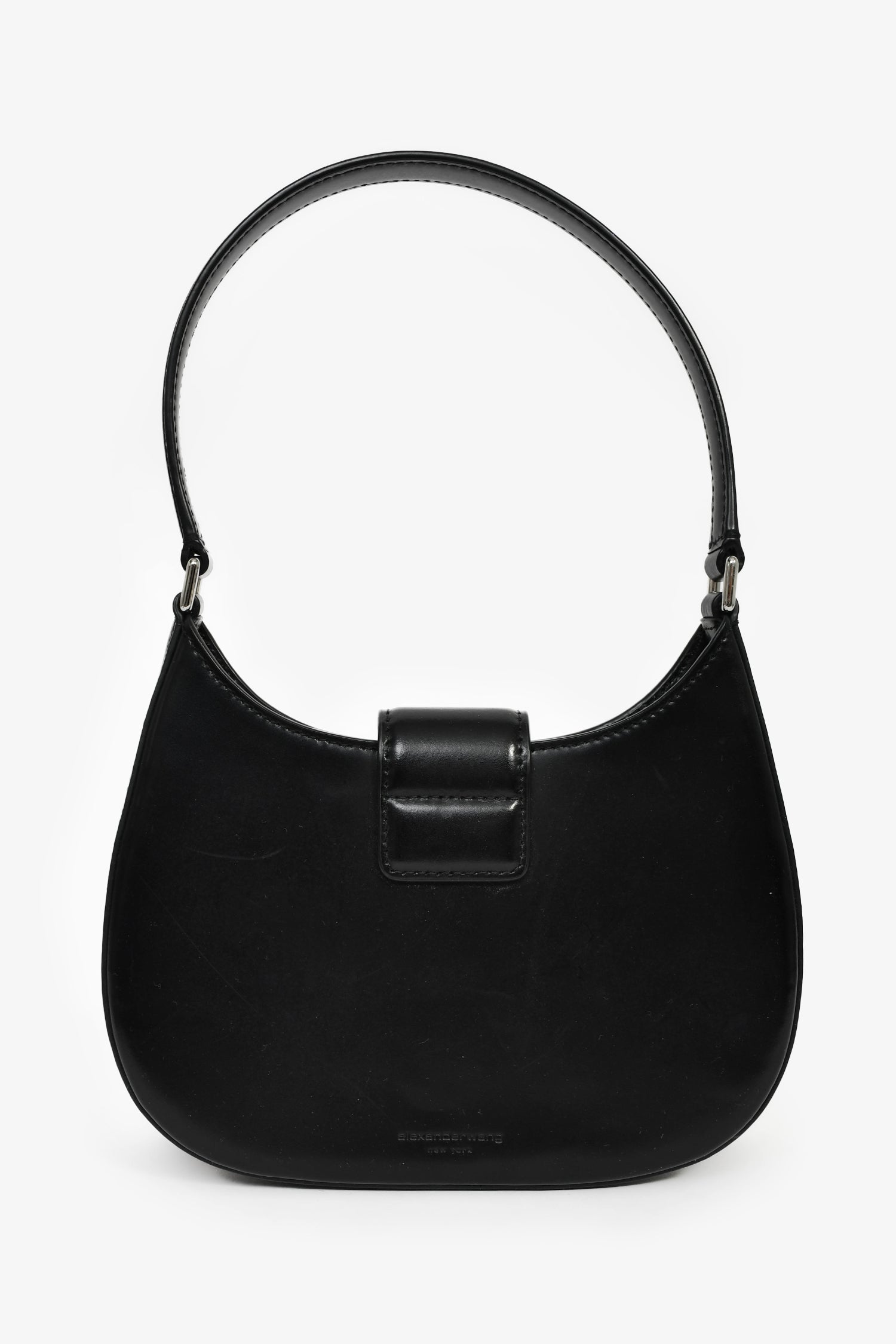 Alexander Wang Black Leather Small Legacy Top Handle Bag