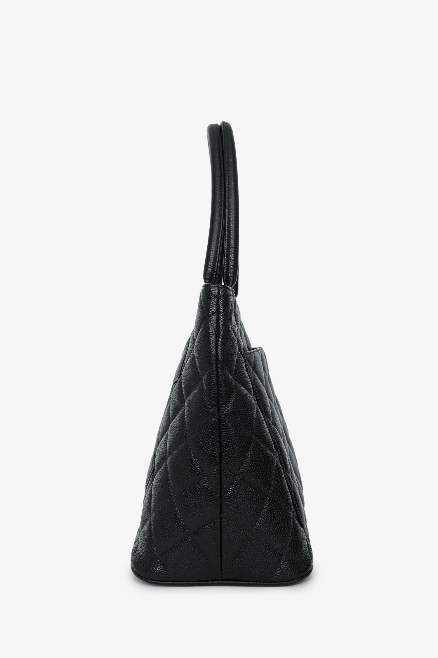 Chanel™ 2000-2002 Black Caviar Medallion Tote