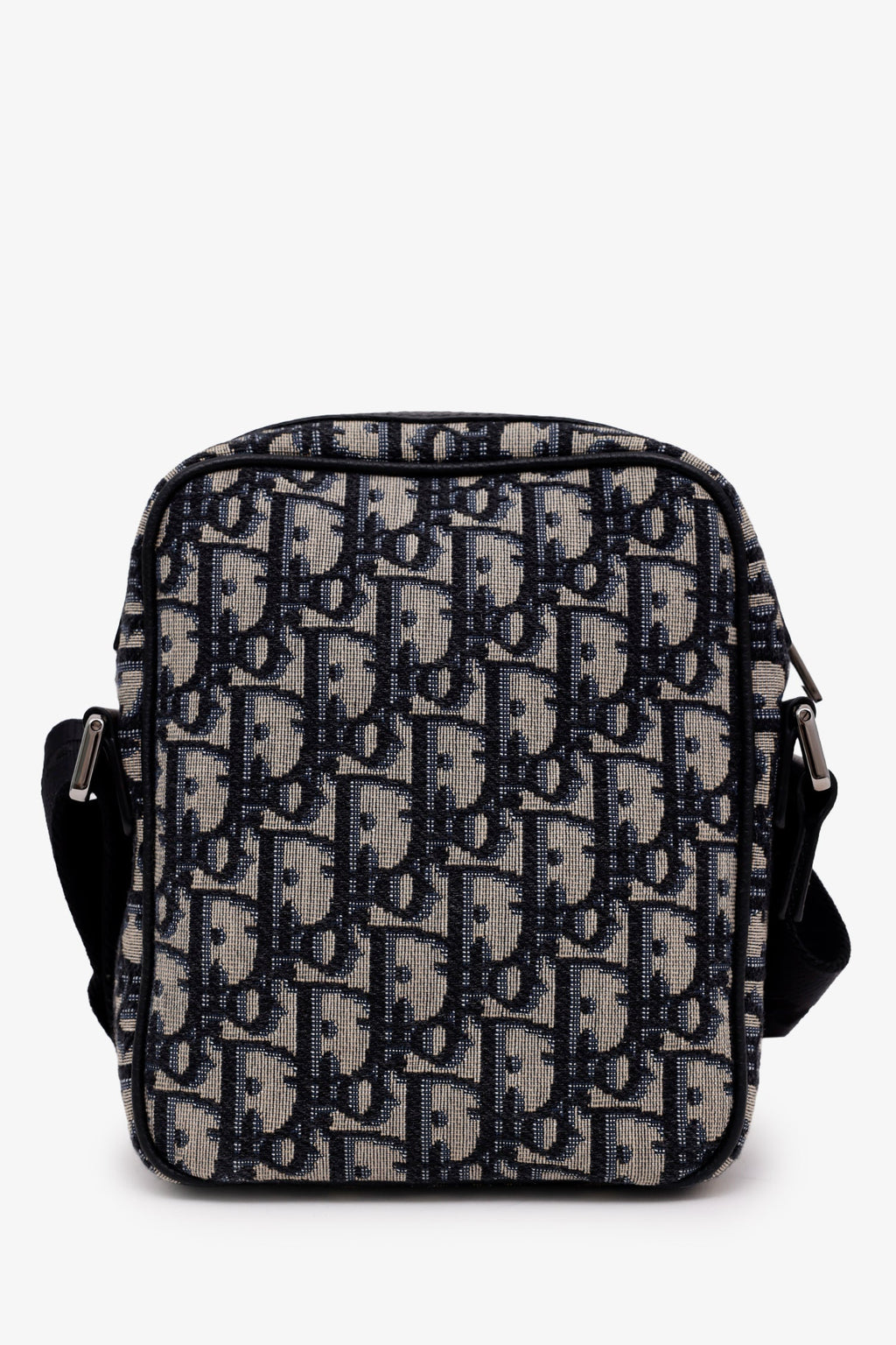 Christian Dior Blue Oblique Messenger Pouch Crossbody