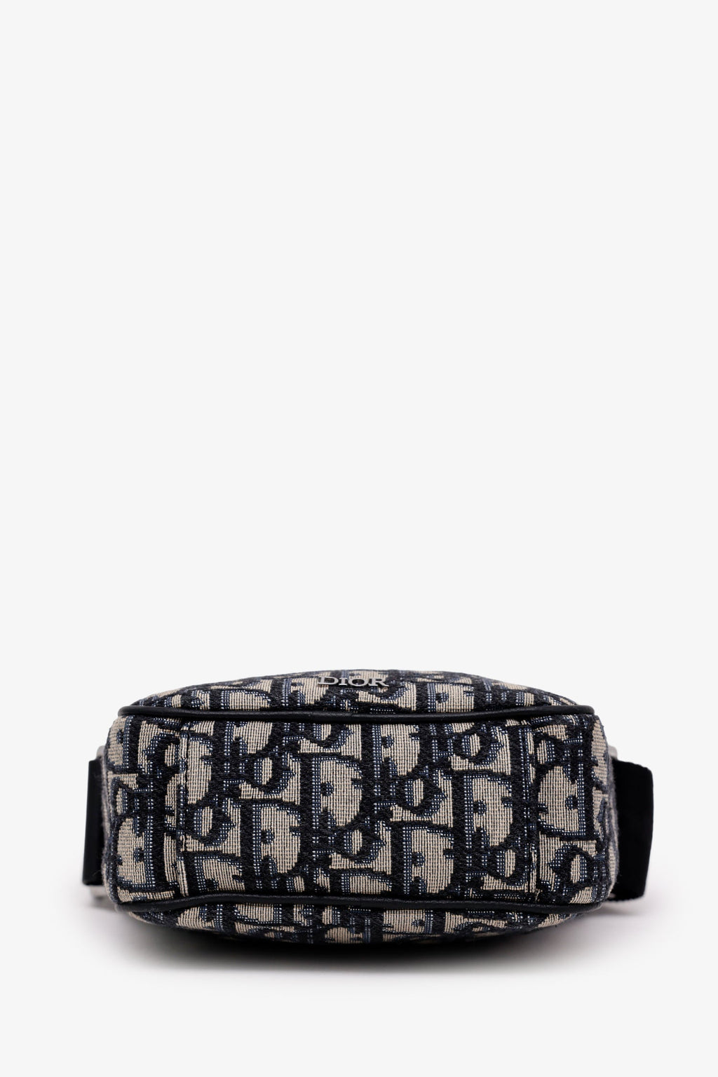 Christian Dior Blue Oblique Messenger Pouch Crossbody