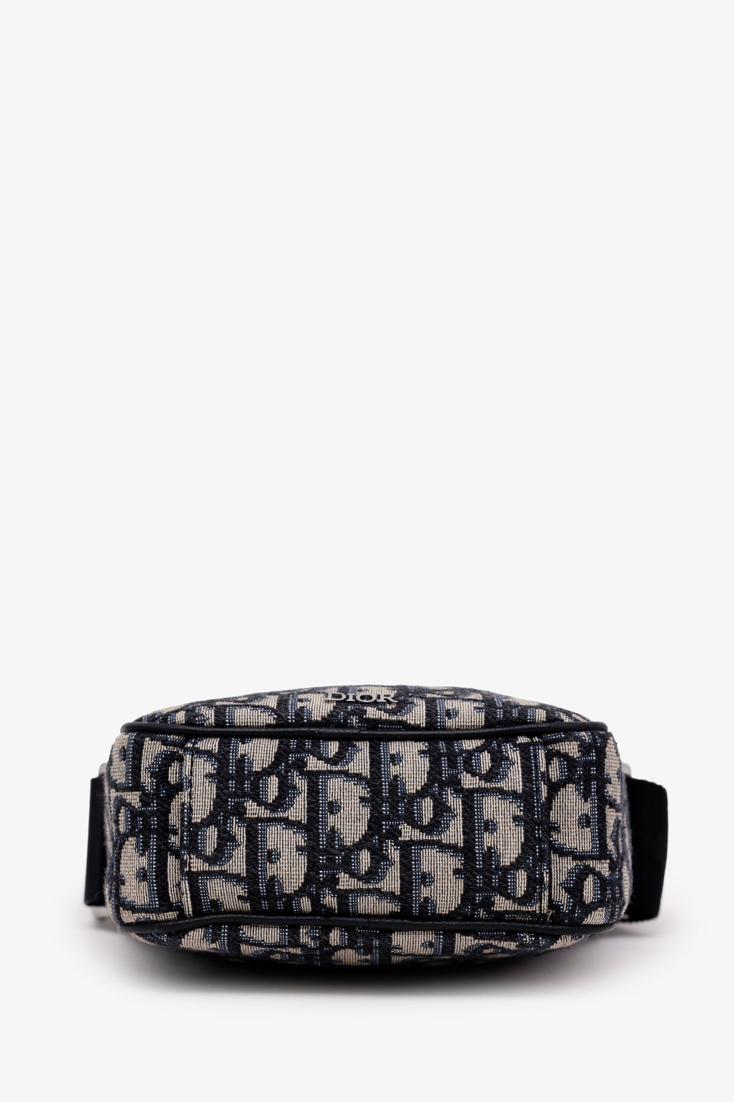 Christian Dior Blue Oblique Messenger Pouch Crossbody