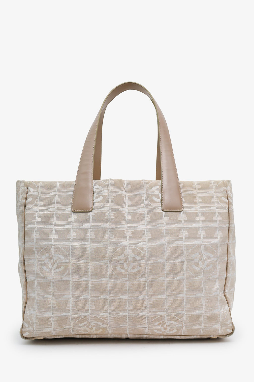 Chanel™ 2005-06 Pink Canvas Travel Ligne CC Logo Tote