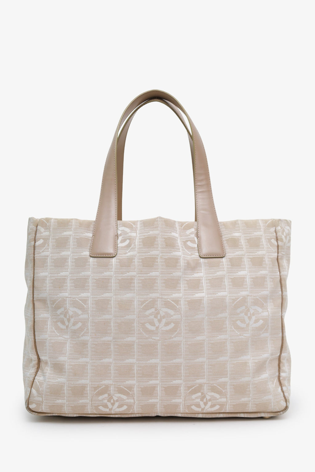 Chanel™ 2005-06 Pink Canvas Travel Ligne CC Logo Tote