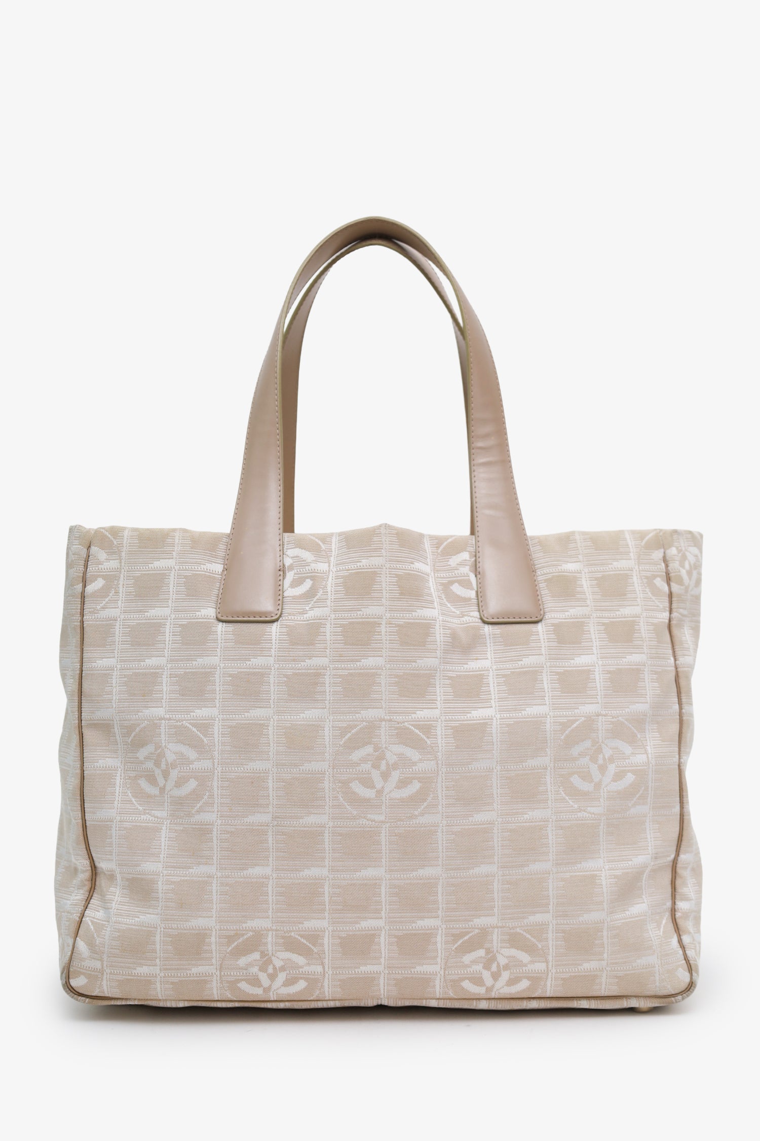 Chanel™ 2005-06 Pink Canvas Travel Ligne CC Logo Tote
