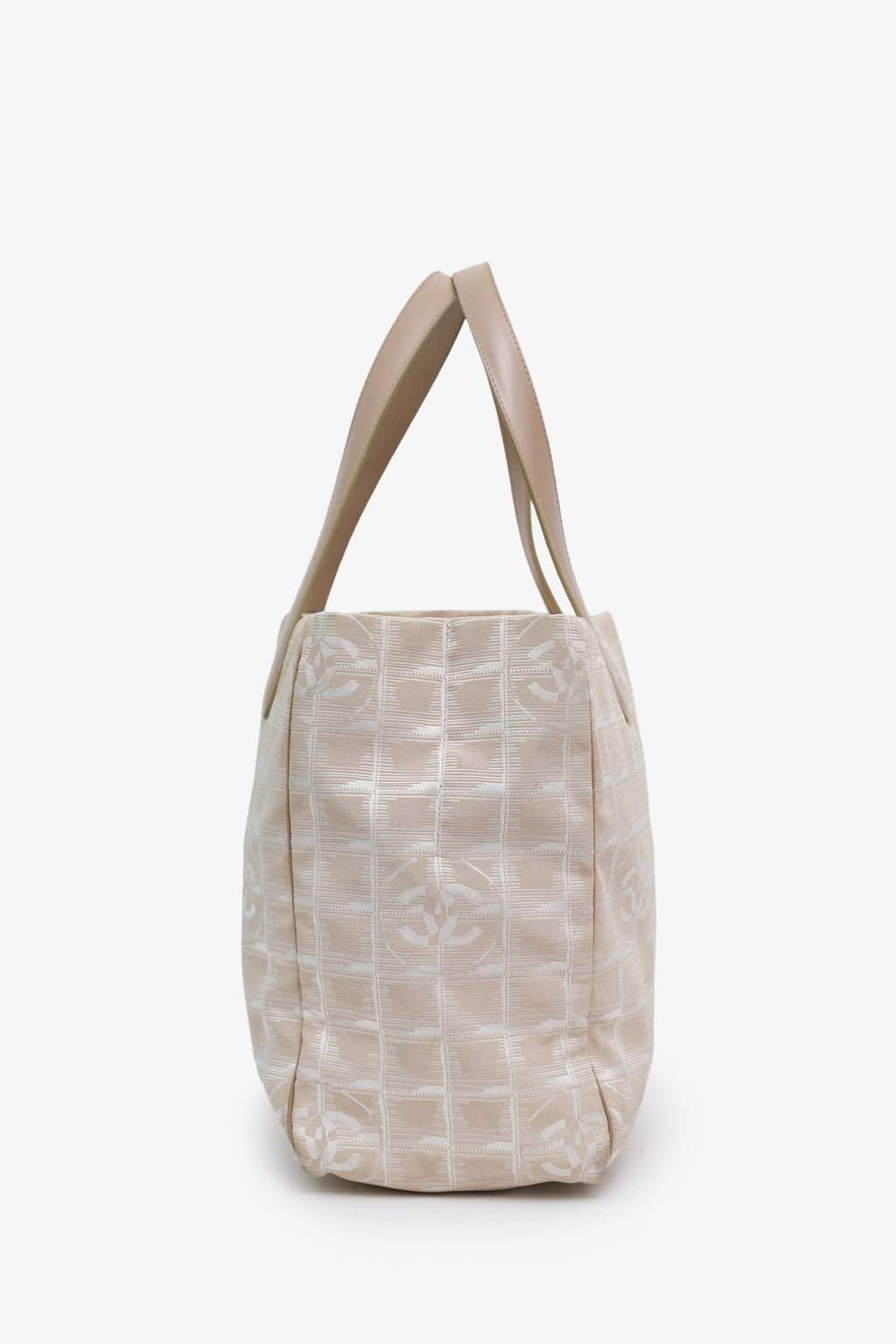 Chanel™ 2005-06 Pink Canvas Travel Ligne CC Logo Tote
