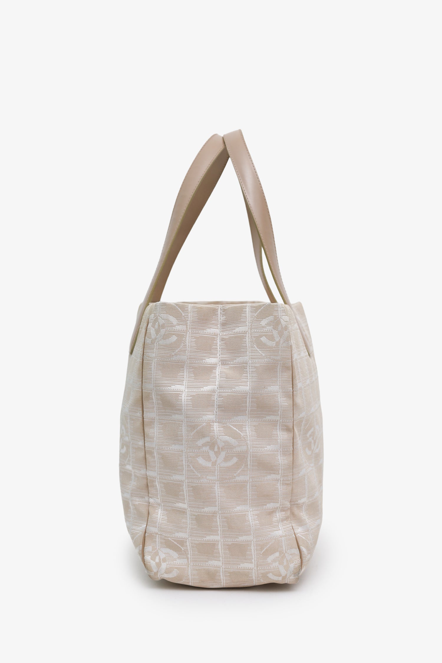 Chanel™ 2005-06 Pink Canvas Travel Ligne CC Logo Tote