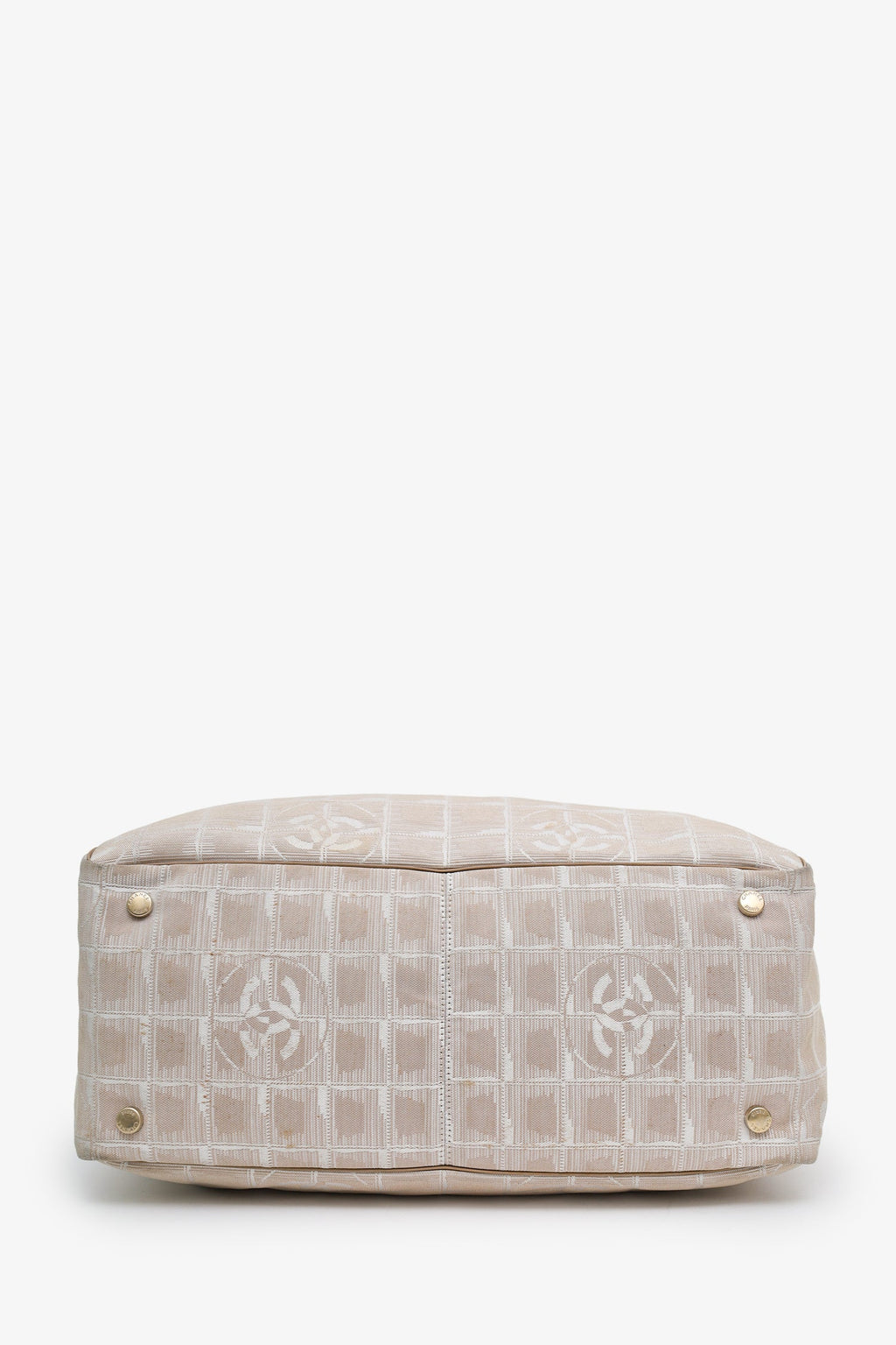 Chanel™ 2005-06 Pink Canvas Travel Ligne CC Logo Tote