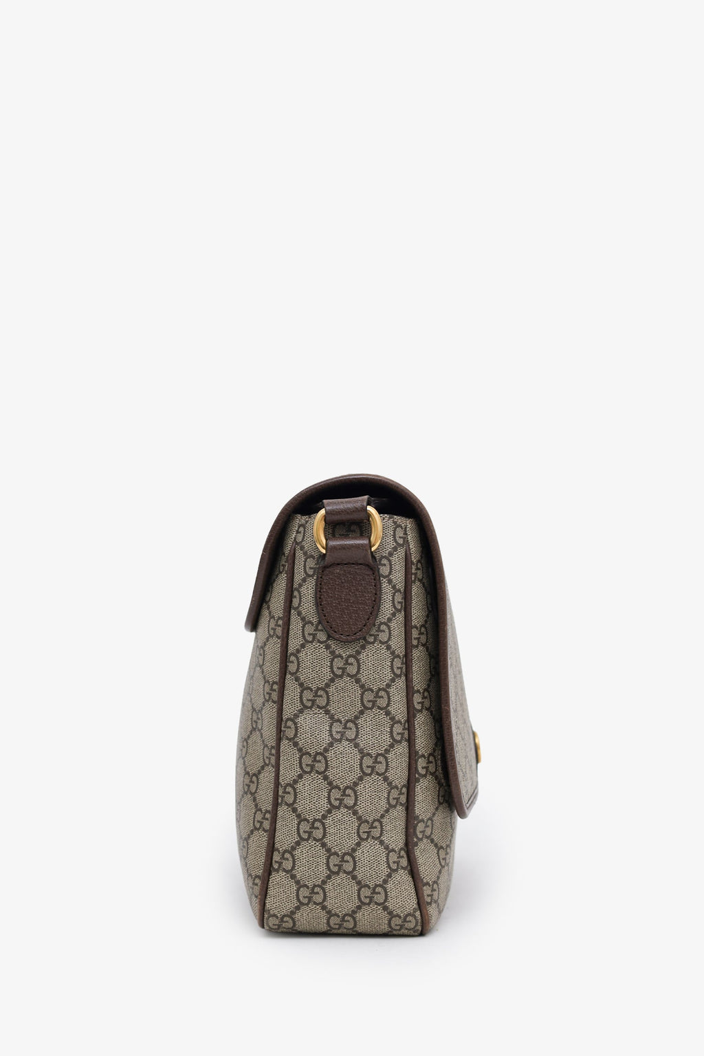 Gucci Beige GG Supreme Ophidia Messenger Bag
