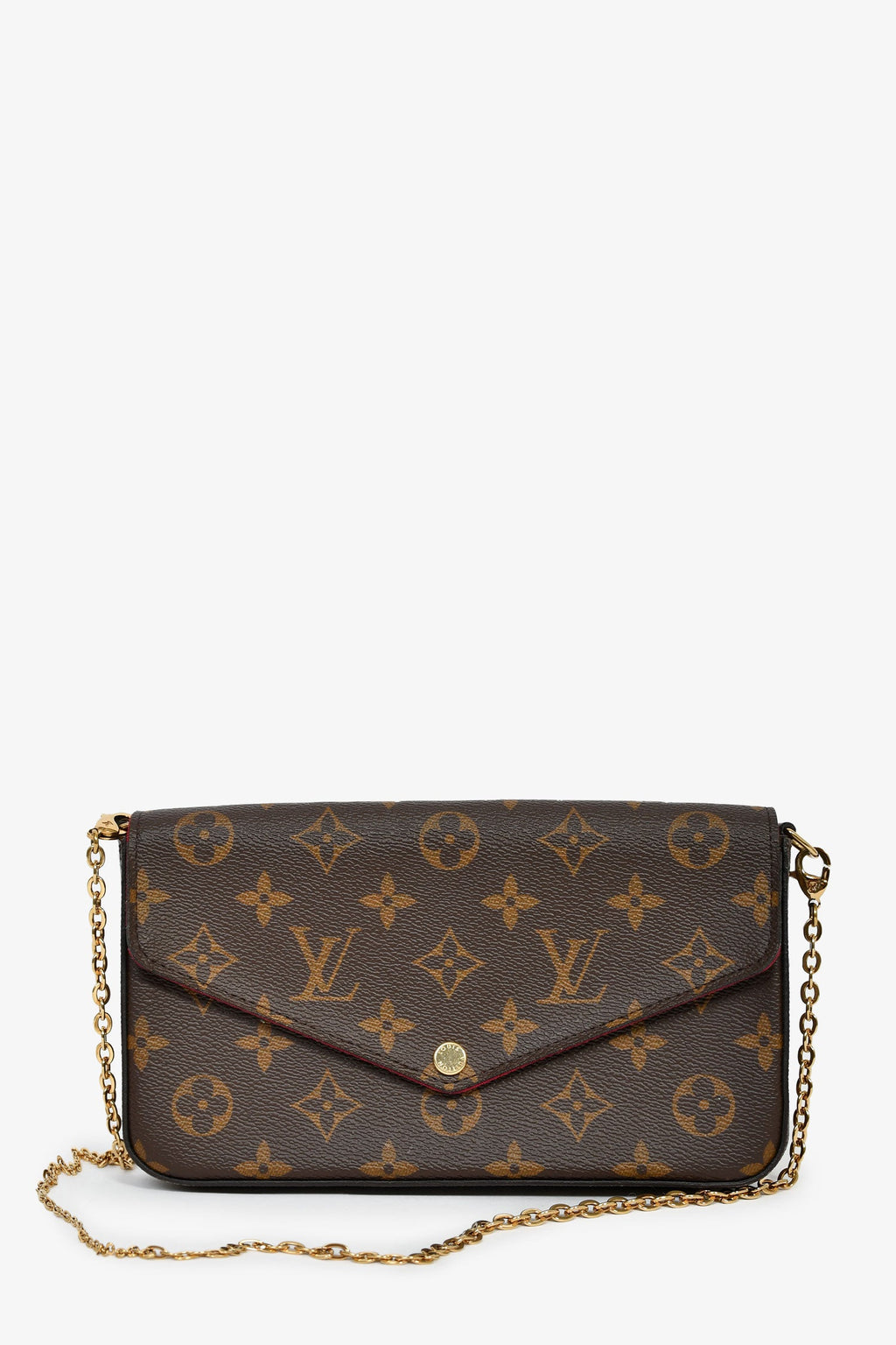 Louis Vuitton 2018 Monogram Pochette Felicie With Chain