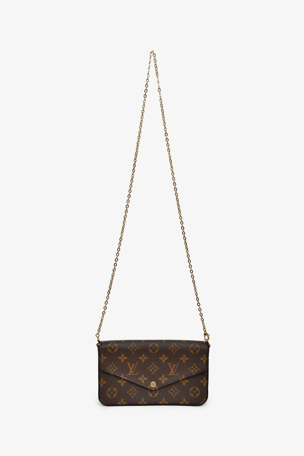 Louis Vuitton 2018 Monogram Pochette Felicie With Chain
