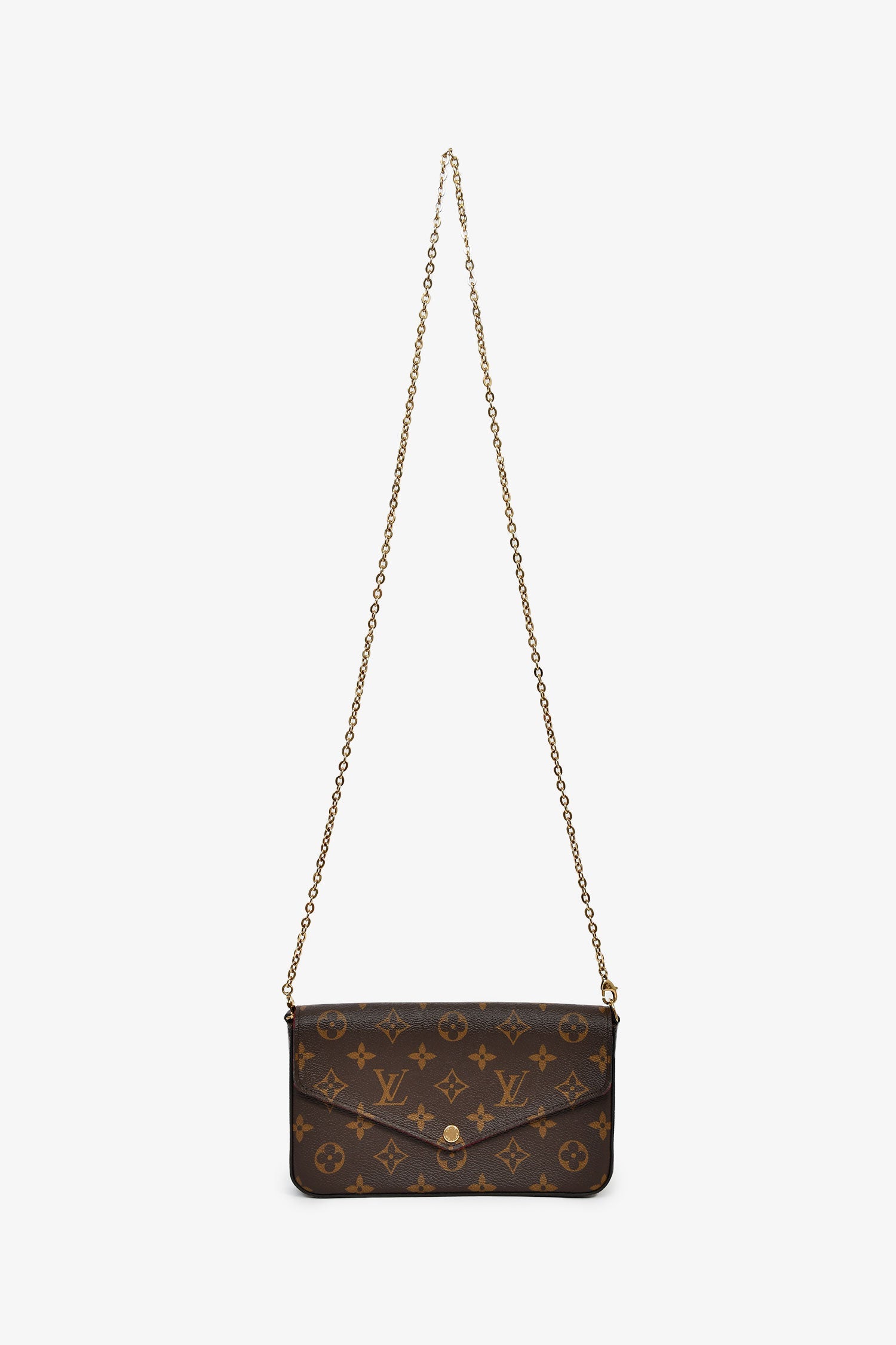 Louis Vuitton 2018 Monogram Pochette Felicie With Chain