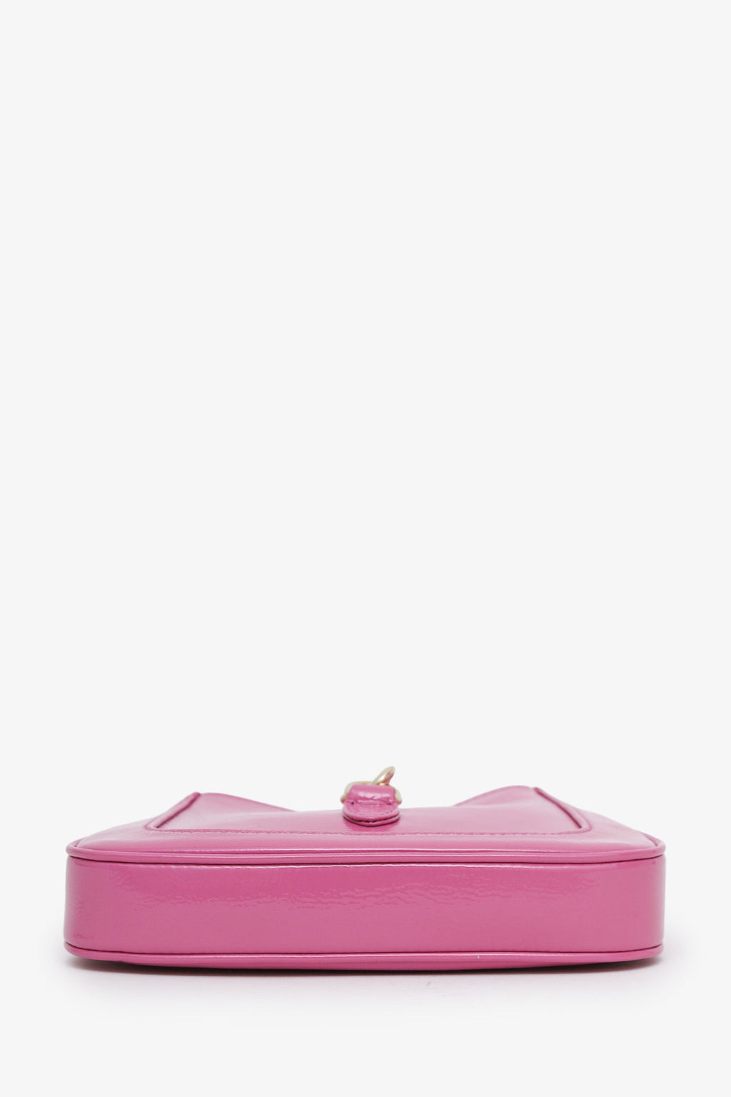 Gucci Pink Crinkled Patent Leather Mini Jackie Notte Bag