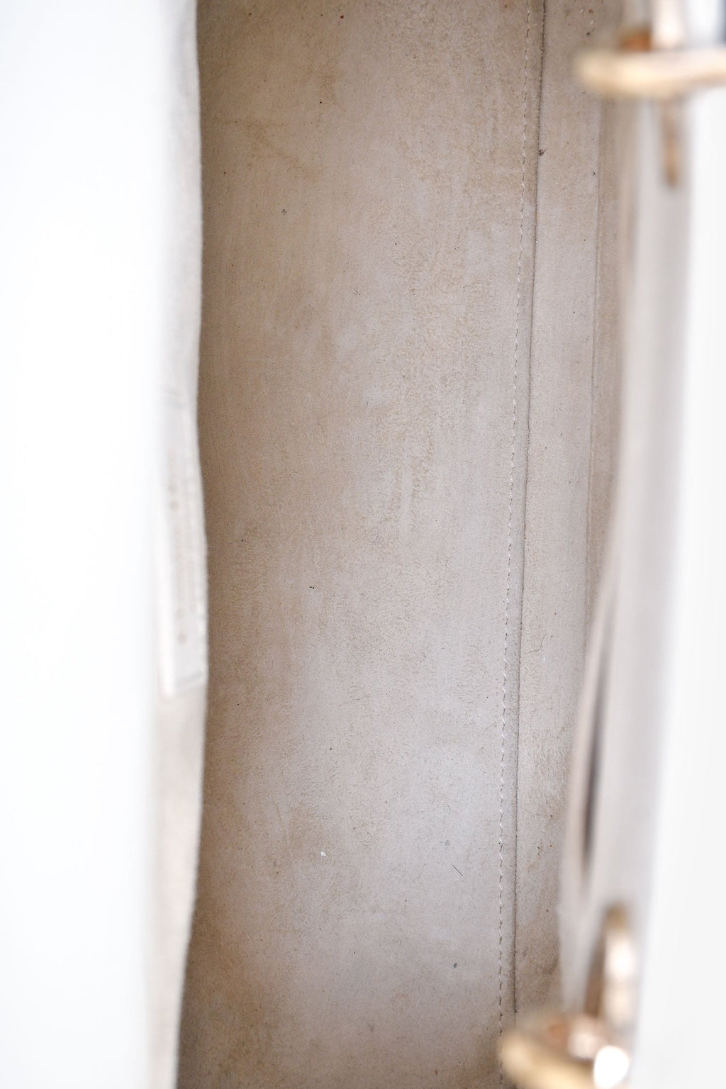 Christian Dior 2019 White Leather Cannage 'Je T'Aime' Medium Lady Dior With Strap