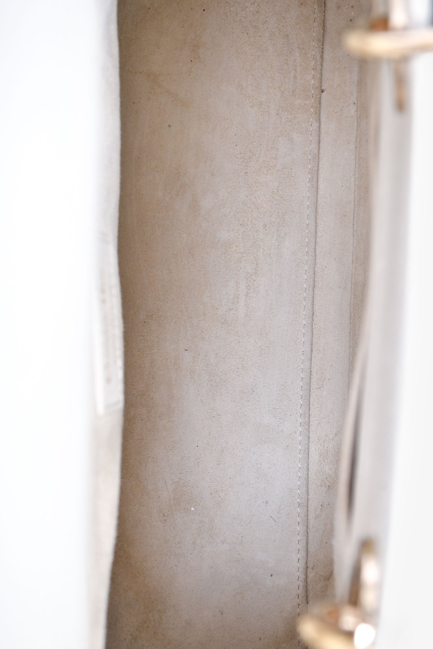 Christian Dior 2019 White Leather Cannage 'Je T'Aime' Medium Lady Dior With Strap