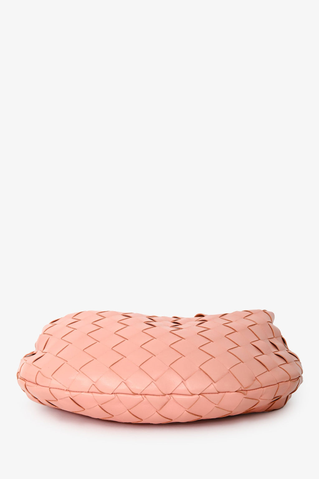 Bottega Veneta Pink Leather Intrecciato Leather Mini Jodie Bag